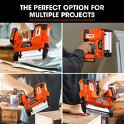 UNIMAC CLS400 20-50mm 16ga Finishing Nail Gun, Cordless 20V Lithium Nailer Kit V219-NALCLSUMCA4C0