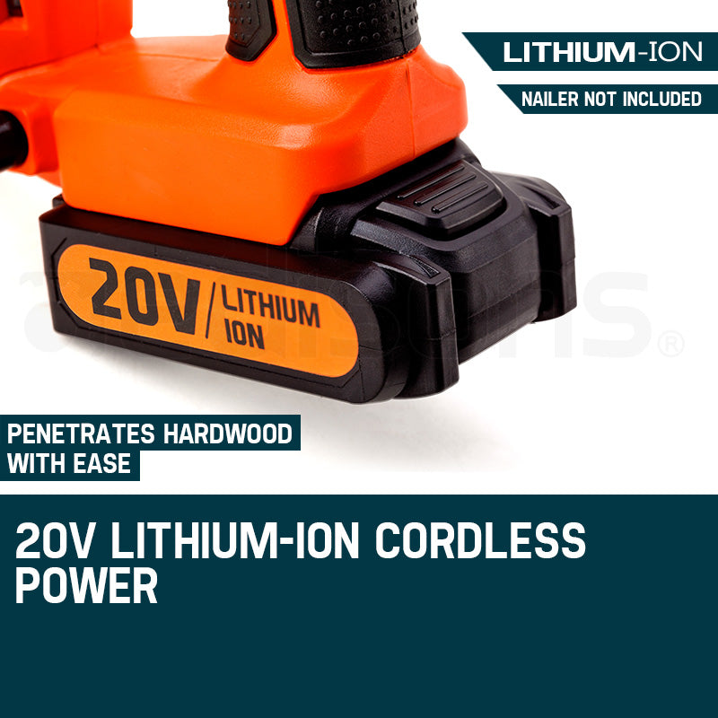 UNIMAC Nailer 20V Battery Lithium Ion Rechargeable Cordless Nail Gun V219-NALCLSUMCANB1