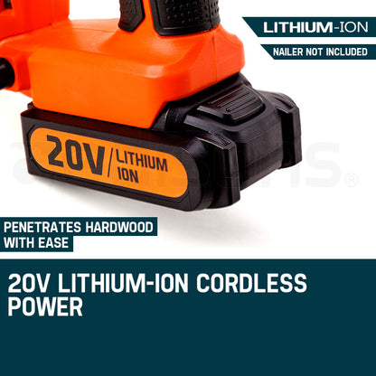 UNIMAC Nailer 20V Battery Lithium Ion Rechargeable Cordless Nail Gun V219-NALCLSUMCANB1