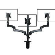 FORTIA Triple Computer Monitor Mount Stand for Desk with 3 Adjustable Arm Holder for 15 to 32 inch Displays V219-OFFCMSFO3X1A