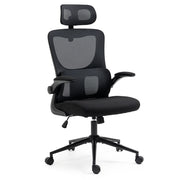 FORTIA Ergonomic Office Desk Chair, Lumbar Support, Mesh Fabric, Adjustable Headrest, Retractable Armrests, V219-OFFOCRFOE2HKA