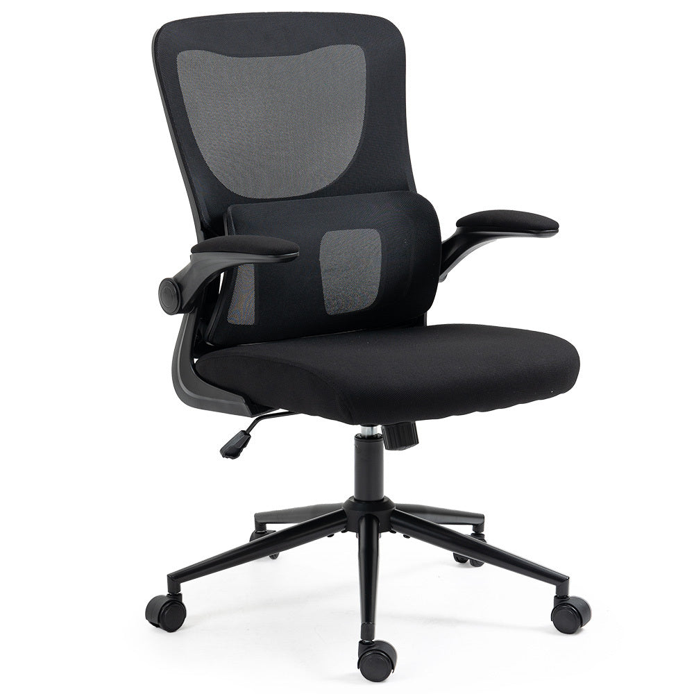 FORTIA Ergonomic Mesh Office Chair Computer Seat Adjustable Recline, Black V219-OFFOCRFOE2NKA