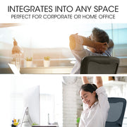 FORTIA Ergonomic Mesh Office Chair Computer Seat Adjustable Recline, Black V219-OFFOCRFOE2NKA