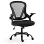 FORTIA Ergonomic Office Desk Chair, Coolmesh Fabric, Adjustable Recline, Black Mesh/Black Frame V219-OFFOCRFOE5KA