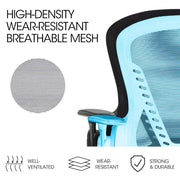 FORTIA Ergonomic Office Desk Chair, Coolmesh Fabric, Adjustable Recline, Black Mesh/Black Frame V219-OFFOCRFOE5KA