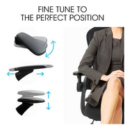 FORTIA Ergonomic Office Desk Chair, Coolmesh Fabric, Adjustable Recline, Black Mesh/Black Frame V219-OFFOCRFOE5KA