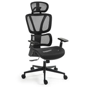 Fortia Ergonomic Office Desk Chair, Coolmesh Fabric, Adjustable Lumbar Support, Headrest, Armrest and V219-OFFOCRFOE6KA
