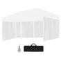 RED TRACK Accessory Pack for 6x3m White Gazebo, includes Walls, Wheeled Carry Bag, Rechargeable USB Lamp V219-OTDGPKACCA6WT
