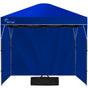 RED TRACK 3x3m Ultra Compact Folding Gazebo, Walls, Carry bag, Portable Outdoor Popup Marquee for Camping V219-OTDGZBRT3WBA