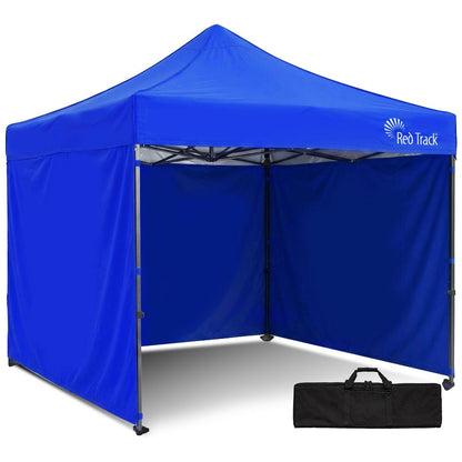 RED TRACK 3x3m Premium Pop Up Gazebo Marquee, Patented Steel Cable Canopy Support System, Wheeled Carry Bag, V219-OTDGZWRT33BB