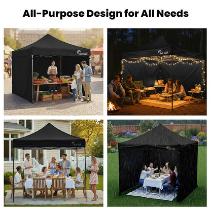 RED TRACK 3x3m Premium Pop Up Gazebo Marquee, Patented Steel Cable Canopy Support System, Wheeled Carry Bag, V219-OTDGZWRT33KB