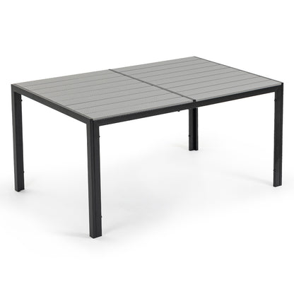 FORTIA 150x90cm Outdoor Dining Table, Rectangular, Furniture for Outside V219-OTDTBLFOS1PA