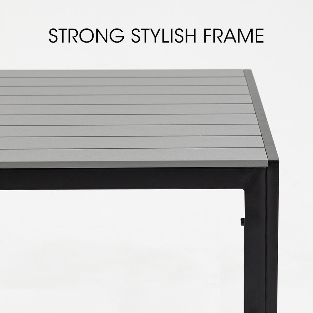 FORTIA 150x90cm Outdoor Dining Table, Rectangular, Furniture for Outside V219-OTDTBLFOS1PA