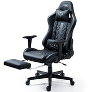 OVERDRIVE Apex Series Reclining Gaming Ergonomic Office Chair with Footrest, Black V219-OVGCFF42A