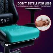 OVERDRIVE Apex Series Reclining Gaming Ergonomic Office Chair with Footrest, Black V219-OVGCFF42A