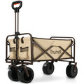 TRUNDL 106L Electric Folding Pull Cart, Powerful Easy Hill Climbing, All-terrain Wheels, Wagon for Beach V219-PCTELETN6CCA