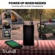 TRUNDL 106L Electric Folding Pull Cart, Powerful Easy Hill Climbing, All-terrain Wheels, Wagon for Beach V219-PCTELETN6GKA