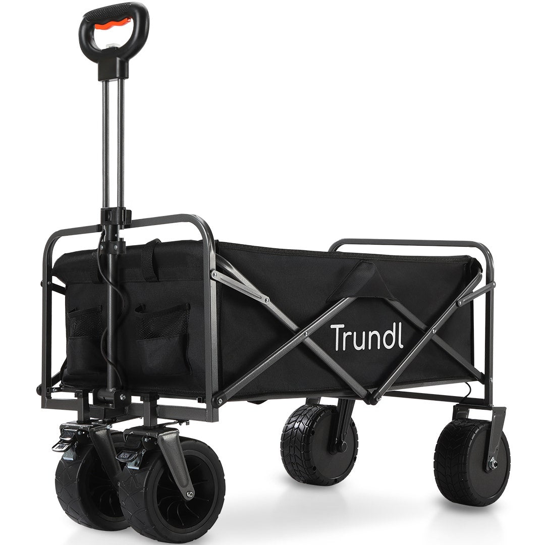 TRUNDL 106L Electric Folding Pull Cart, Powerful Easy Hill Climbing, All-terrain Wheels, Wagon for Beach V219-PCTELETN6KKA