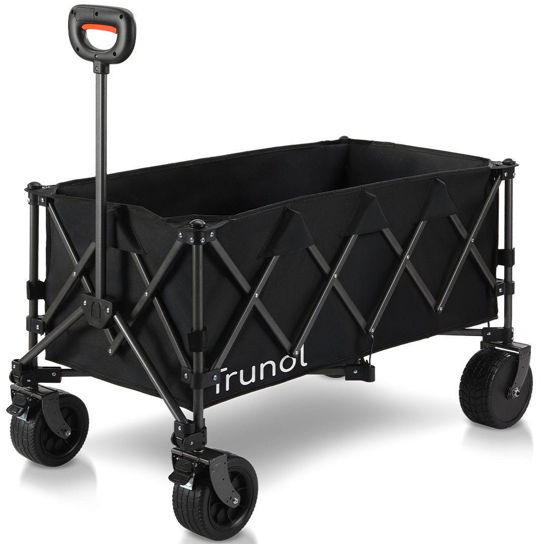 TRUNDL 180L XL Electric Folding Pull Cart, Powerful Easy Hill Climbing, All-terrain Wheels, Wagon for Beach V219-PCTELETN8KKA