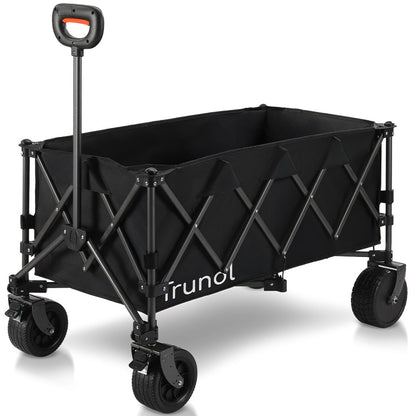 TRUNDL 180L XL Electric Folding Pull Cart, Powerful Easy Hill Climbing, All-terrain Wheels, Wagon for Beach V219-PCTELETN8KKA