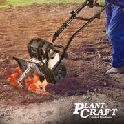 PLANTCRAFT 46CC Garden Cultivator Tiller Handheld 15" Inch Petrol 4-Stroke Titan 9 V219-PCTLLG01A