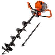 Baumr-AG Post Hole Digger 62CC Posthole Earth Auger Fence Borer Petrol Drill Bit V219-PHDPTLBMRA7C0