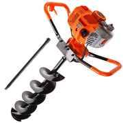 Baumr-AG Post Hole Digger 62CC Posthole Earth Auger Fence Borer Petrol Drill Bit V219-PHDPTLBMRA7C0