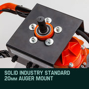 Baumr-AG Post Hole Digger 62CC Posthole Earth Auger Fence Borer Petrol Drill Bit V219-PHDPTLBMRA7C0