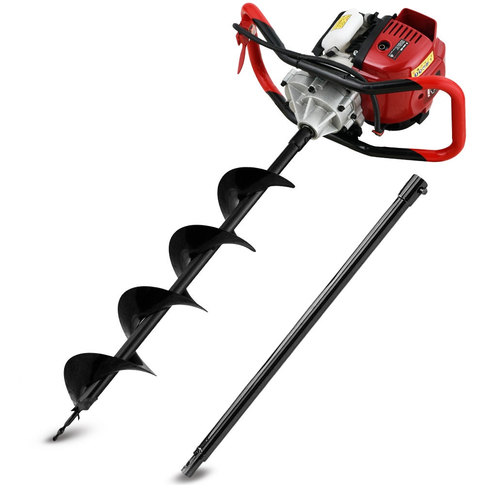 BAUMR-AG BPX-1400 38cc 4-Stroke Petrol Post Hole Digger, 150mm Auger w/ 600mm Extension Shaft V219-PHDPTRPB1M4A