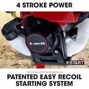 BAUMR-AG BPX-1400 38cc 4-Stroke Petrol Post Hole Digger, 150mm Auger w/ 600mm Extension Shaft V219-PHDPTRPB1M4A