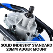 POWERBLADE PD750 52cc 2-Stroke Petrol Post Hole Digger, 200mm Auger w/ 600mm Extension Shaft V219-PHDPTRPB7C2A