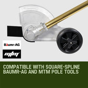Baumr-AG Grass Edger Attachment Pole Garden Trimmer Brushcutter Lawn Edge V219-PLTATCBMRAEDG
