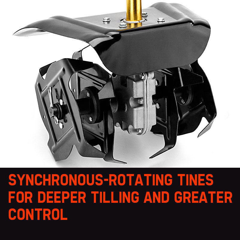 Baumr-AG Tiller Pole Attachment Rotary Hoe Cultivator Commercial Multi Extension V219-PLTATCBMRATIL