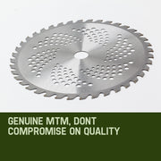 MTM Carbide Tipped 40 Tooth Brush Cutter Blade Whipper Snipper Brushcutter V219-PLTBLDBMRA401