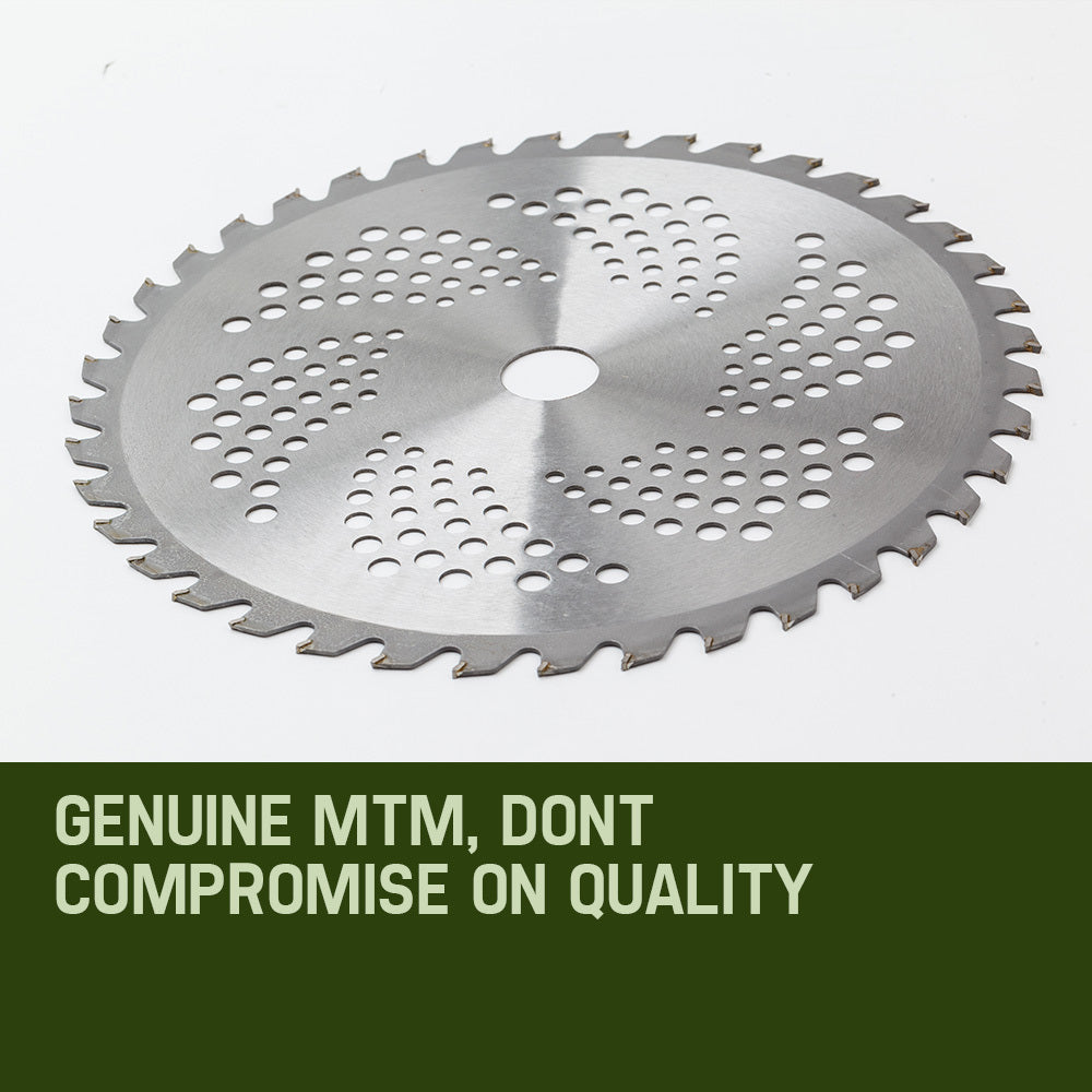 MTM Carbide Tipped 40 Tooth Brush Cutter Blade Whipper Snipper Brushcutter V219-PLTBLDBMRA401