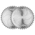 MTM Carbide Tipped 40 Tooth Brush Cutter Blade Whipper Snipper Brushcutter x2 V219-PLTBLDBMRA402