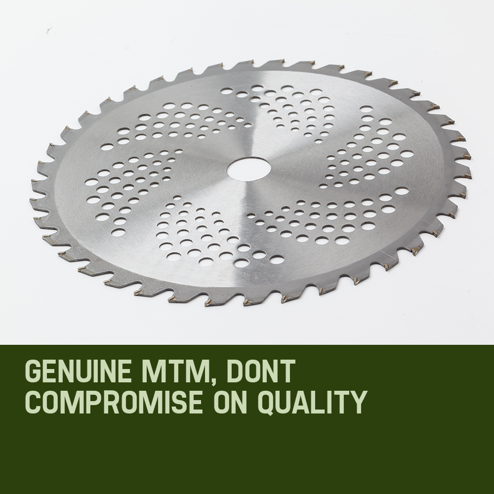 MTM Carbide Tipped 40 Tooth Brush Cutter Blade Whipper Snipper Brushcutter x2 V219-PLTBLDBMRA402