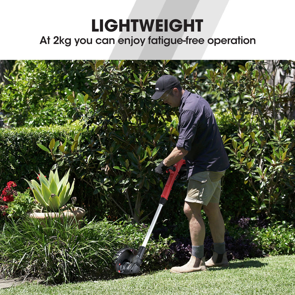 BAUMR-AG LN3 20V SYNC Cordless 2in1 Line Trimmer & Lawn Edger, with Battery and Charger Kit, Adjustable head, V219-PLTCLSBMLN3A