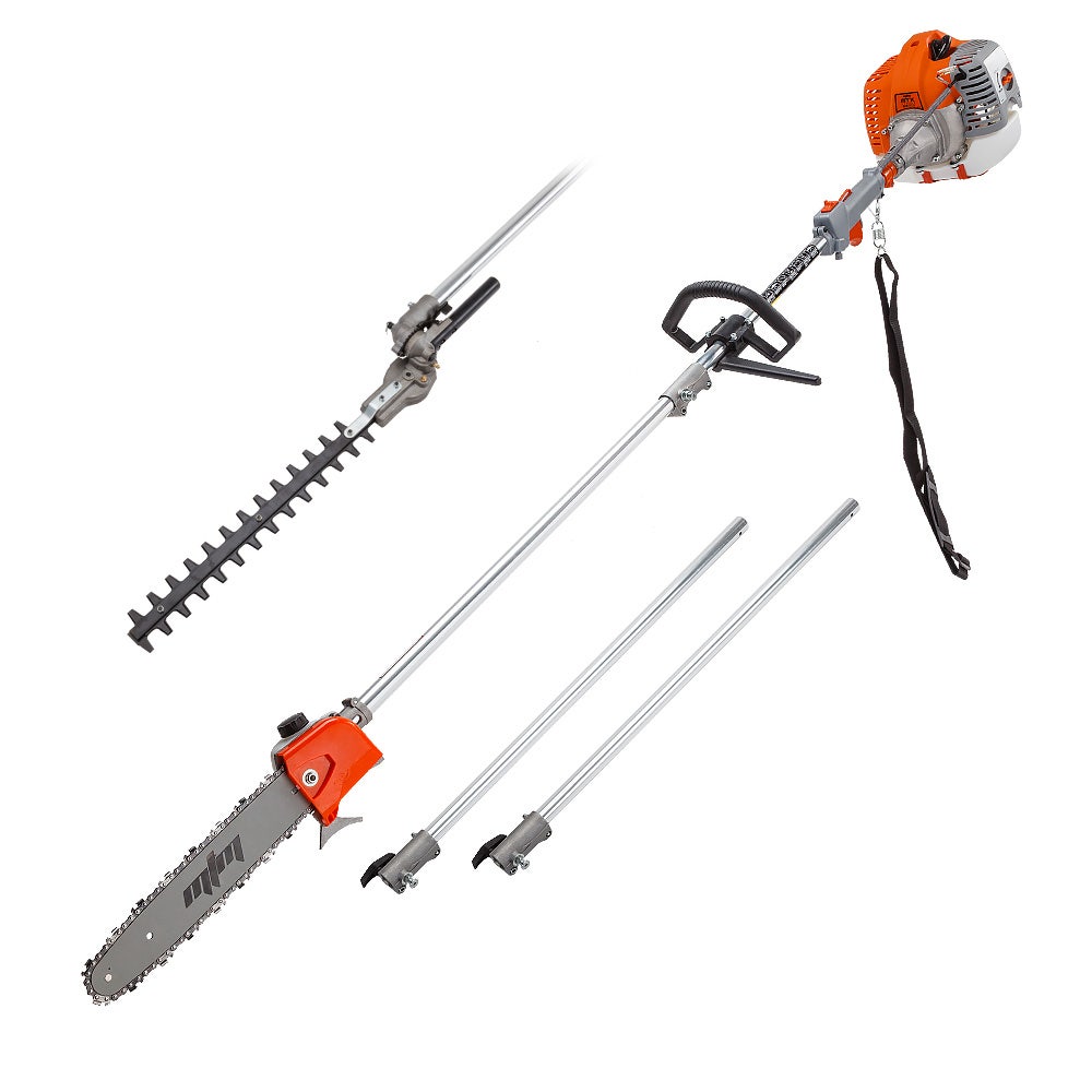MTM 62CC Long Reach Pole Chainsaw Hedge Trimmer Pruner Chain Saw Cutter Multi Tool V219-PLTL21MTMB2C0