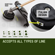 BAUMR-AG 65cc 7in1 Long Reach Garden Multi-tool, Pole Saw, Hedge & Line Trimmer, Brush Cutter, 12" Tree V219-PLTL71BMRA7C2
