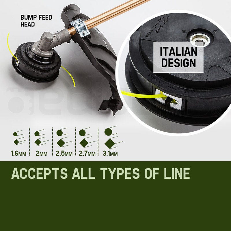 BAUMR-AG 65cc 7in1 Long Reach Garden Multi-tool, Pole Saw, Hedge & Line Trimmer, Brush Cutter, 12" Tree V219-PLTL71BMRA7C2