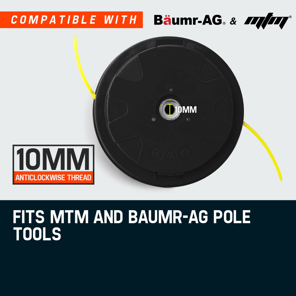 MTM Twister Bump Feed Line Trimmer Head Whipper Snipper Brush Cutter Brushcutter V219-PLTTRMMTMAH2B