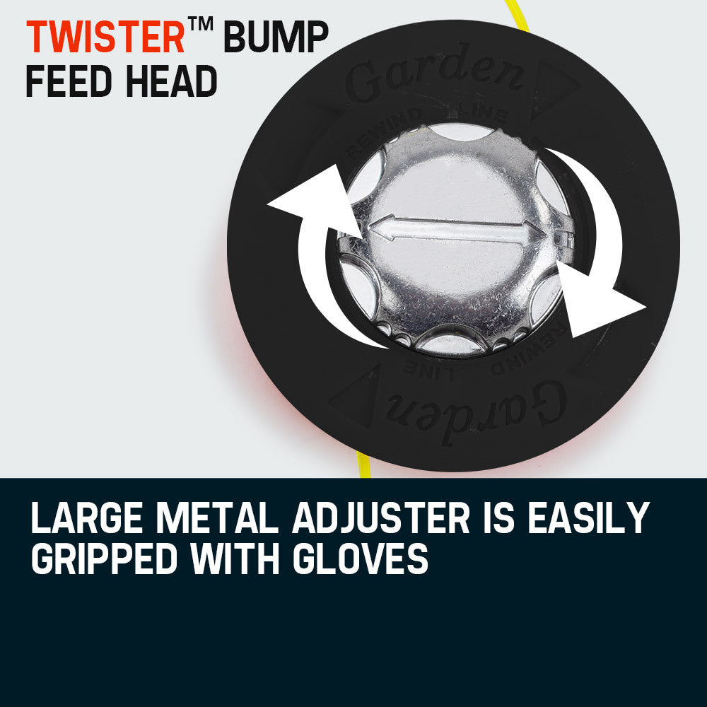 MTM Twister Bump Feed Line Trimmer Head Whipper Snipper Brush Cutter Brushcutter V219-PLTTRMMTMAH2B
