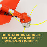 MTM Trimmer Head 4 Line Nylon Alloy Whipper Snipper Brush Cutter Brushcutter V219-PLTTRMMTMAH4S
