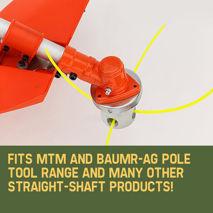 MTM Trimmer Head 4 Line Nylon Alloy Whipper Snipper Brush Cutter Brushcutter V219-PLTTRMMTMAH4S