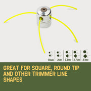 MTM Trimmer Head 4 Line Nylon Alloy Whipper Snipper Brush Cutter Brushcutter V219-PLTTRMMTMAH4S