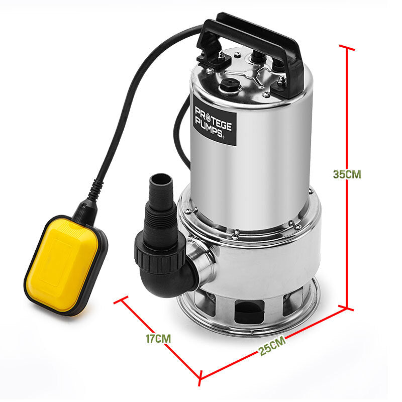 PROTEGE 2000W Submersible Dirty Water Pump Bore Tank Well Steel Automatic V219-PMPDITPROADW2