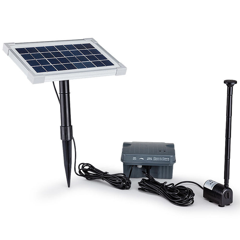 Protege 25W Solar Powered Fountain Submersible Water Pump with Battery Pond Kit Garden V219-PMPFPKPROAB12