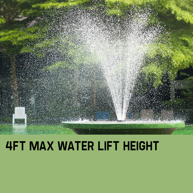 Protege 25W Solar Powered Fountain Submersible Water Pump with Battery Pond Kit Garden V219-PMPFPKPROAB12