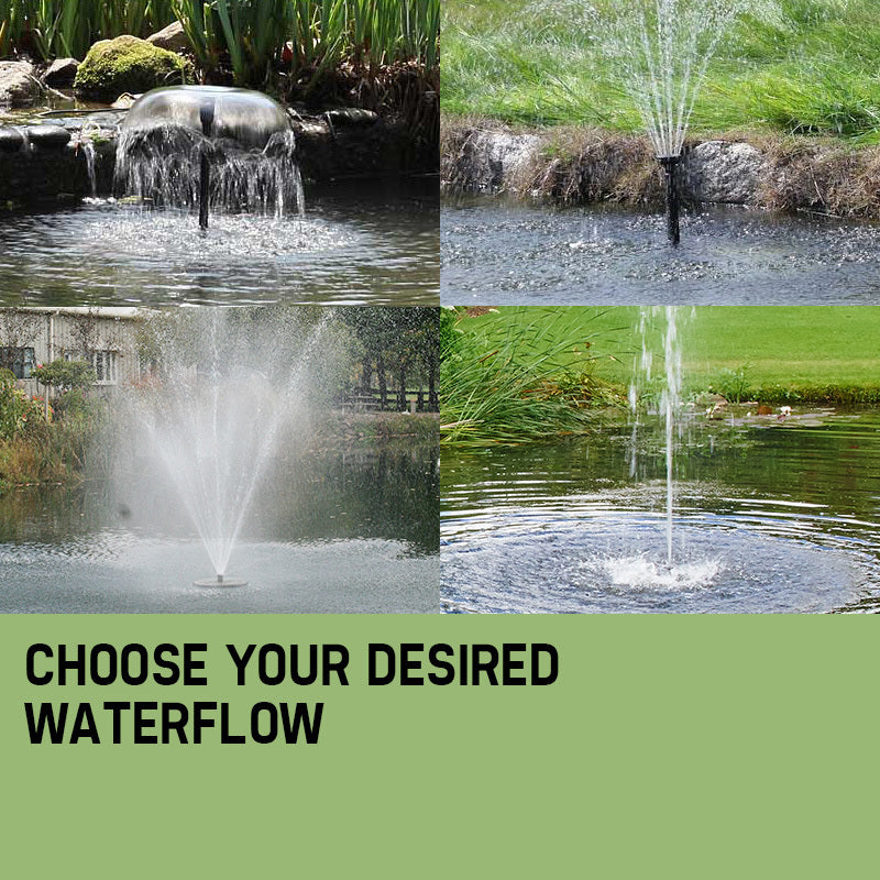 Protege 25W Solar Powered Fountain Submersible Water Pump with Battery Pond Kit Garden V219-PMPFPKPROAB12